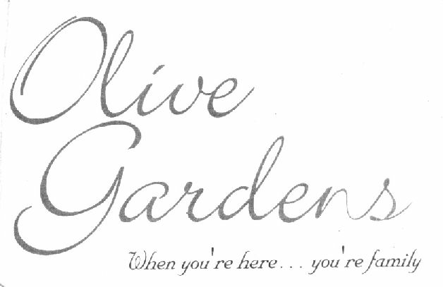 Olive Gardens (label) Device mark 1485221 Trademark