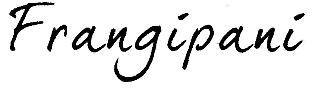 Frangipani Device mark 2500621 Trademark