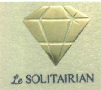 Le Solitairian (label) Device mark 2592721 Trademark
