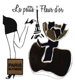 La Petite Fleur D'or With Miscellaneous Device Device mark 3100084 Trademark