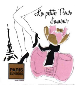 La Petite Fleur D'amour With Miscellaneous Device Device mark 3100085 Trademark