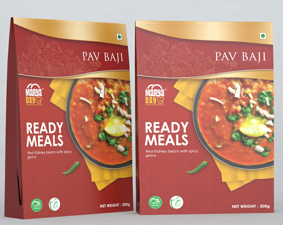 Marya Day Ready Meals Pav Baji Device mark 3100363 Trademark