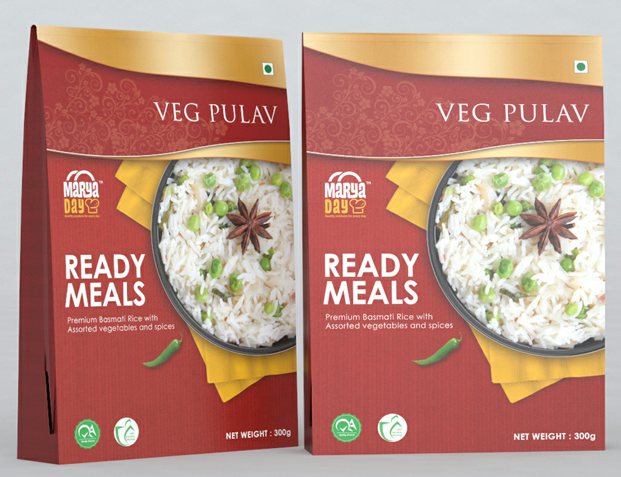 Marya Day Ready Meals Veg Pulav Device mark 3100375 Trademark