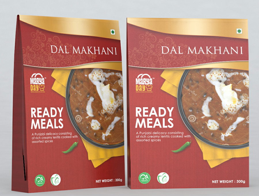 Marya Day Ready Meals Dal Makhani Device mark 3100474 Trademark