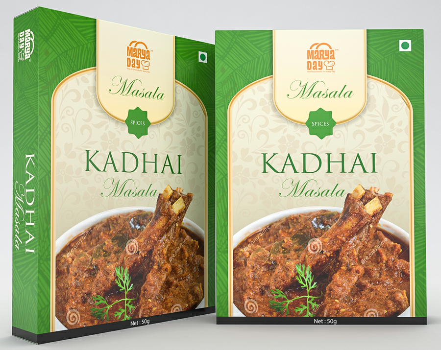 Marya Day Kadhai Masala Device mark 3100486 Trademark