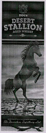 Ddl's Desert Stallion Aged Whisky Device mark 3362093 Trademark