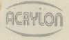 Acrylon (label) Device mark 527588 Trademark