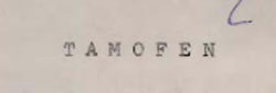 Tamofen Device mark 540225 Trademark