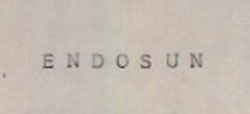 E N D O S U N Device mark 502210 Trademark