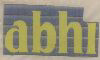 Abhi (label) Device mark 493322 Trademark