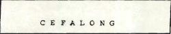 Cefalong Device mark 508347 Trademark