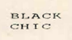 Black Chic Device mark 645929 Trademark