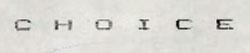 C H O I C E Device mark 707125 Trademark