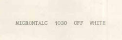 Microntalc 1030 Off White Device mark 707293 Trademark