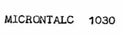 Microntalc 1030 Device mark 707202 Trademark