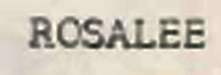 Rosalee Device mark 706866 Trademark