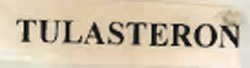 Tulasteron Device mark 722352 Trademark