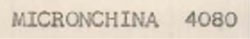 Micronchina 4080 Device mark 706943 Trademark