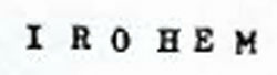 Irohem Device mark 750781 Trademark