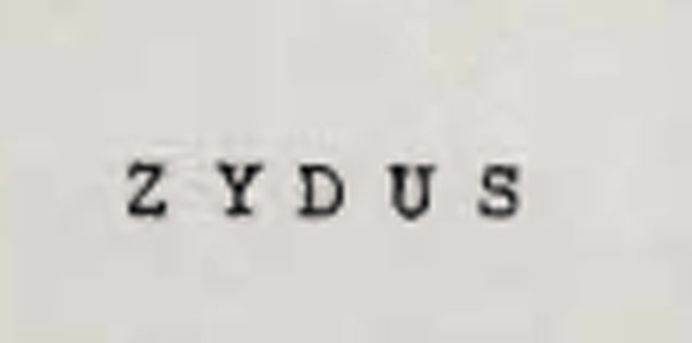 Z Y D U S Device mark 720948 Trademark