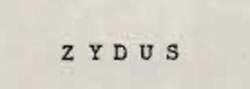 Z Y D U S Device mark 720949 Trademark