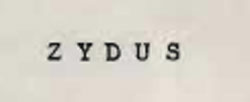Z Y D U S Device mark 720992 Trademark