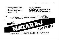 Nataraj Cutter Device mark 812693 Trademark