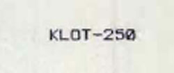 Klot-250 Device mark 811297 Trademark