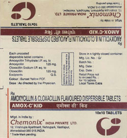 Amox-c Kid Device mark 741150 Trademark