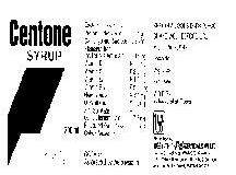 Centone Syrup (label) Device mark 810126 Trademark
