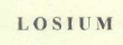 L O S I U M Device mark 841243 Trademark