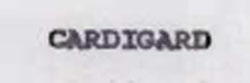 Cardigard Device mark 871258 Trademark