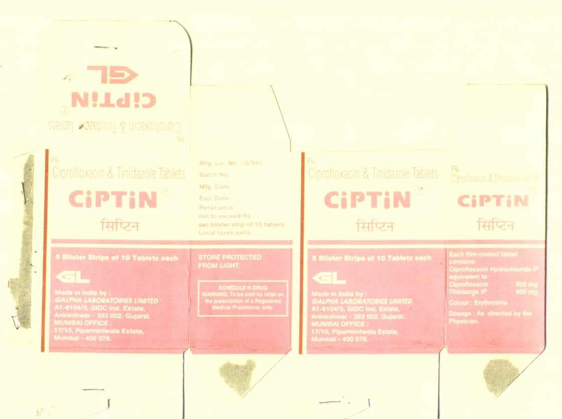 Ciptin Device mark 801248 Trademark
