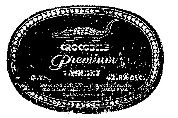 Crocodile Premium (label) Device mark 709119 Trademark