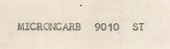 Microncarb 9010 St Device mark 706840 Trademark