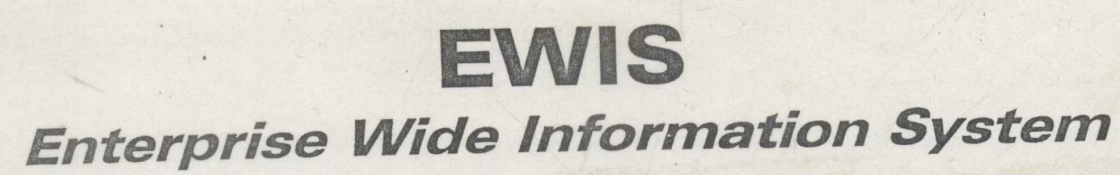 Ewis, Enterprise Wide Information System Device mark 831835 Trademark
