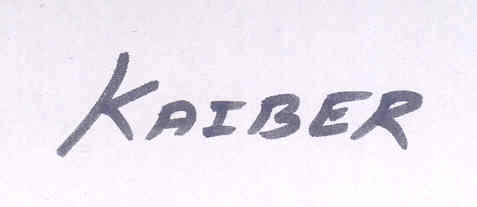 Kaiber Device mark 962522 Trademark
