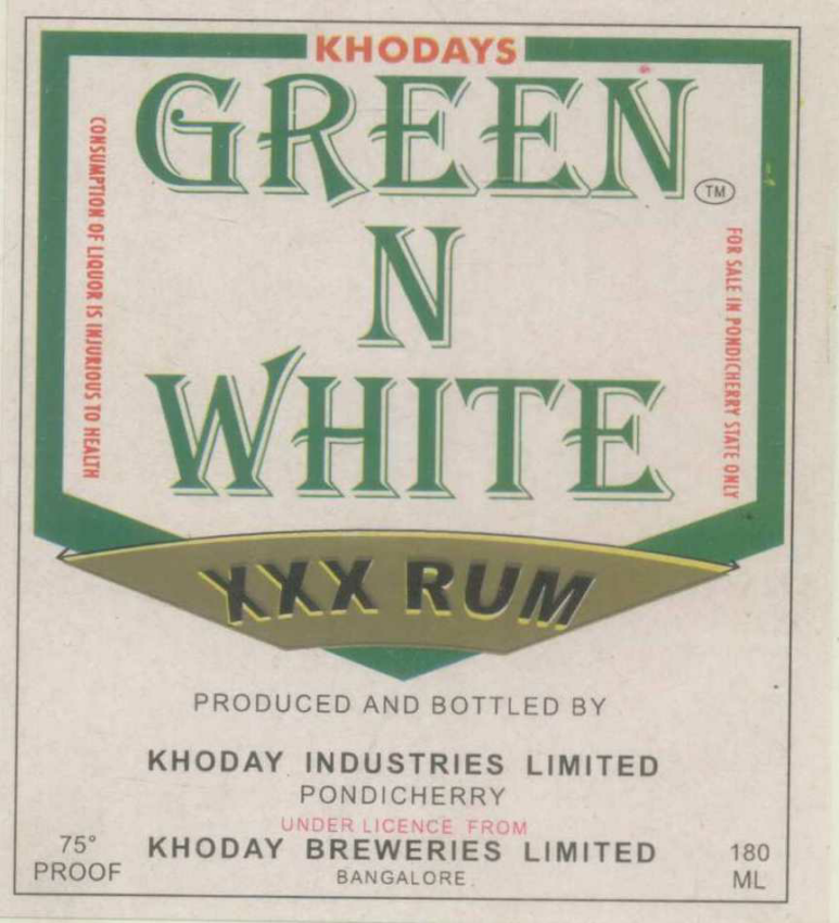 Green N White (label) Device mark 900955 Trademark