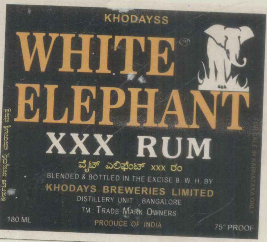 White Elephents Device mark 945048 Trademark