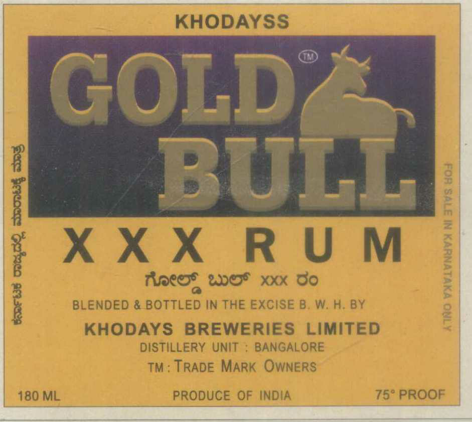Gold Bull Device mark 945060 Trademark