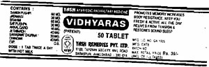 Vidhyaras Device mark 1052426 Trademark