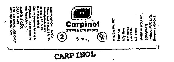 Carpinol (device Of Eye) Device mark 707903 Trademark