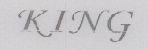 King (label) Device mark 1065747 Trademark