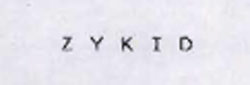 Zykid Device mark 1080657 Trademark