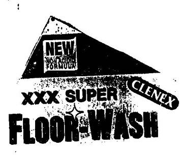 Super Floor-wash,clenex Device mark 723196 Trademark