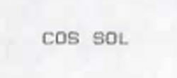 Cos Sol Device mark 990974 Trademark