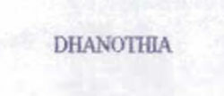 Dhanothia Device mark 936296 Trademark