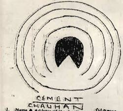 Cement Chauhan Device mark 722873 Trademark