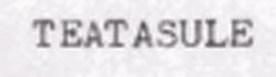 Teatasule Device mark 784287 Trademark