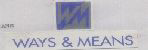 Ways & Means (label) Device mark 1066192 Trademark